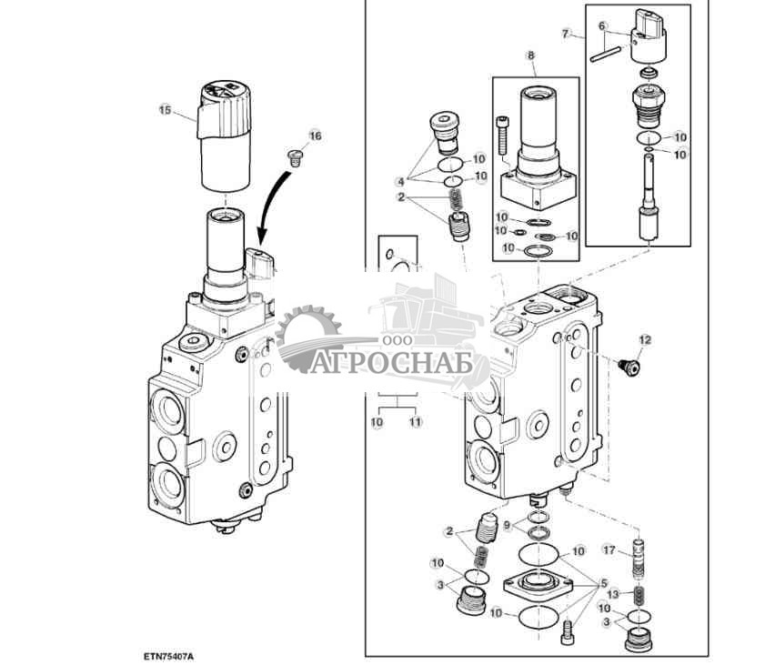 Mechanical SCV, 300 Series, Position II 